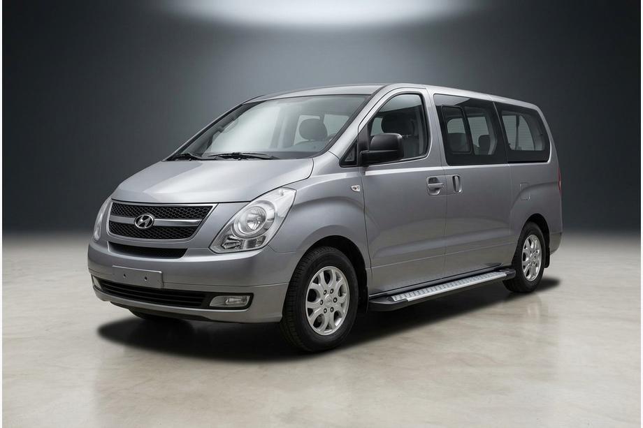 Hyundai H300, H1, Starex 2008–2020 Sidetrin Allmond Grey (2 stk., aluminium) Image