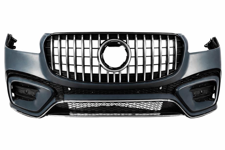 Mercedes GLS X167 2019– Frontkofanger GLS450 komplet med GT Panamericana kølergrill (2025-Design) Image