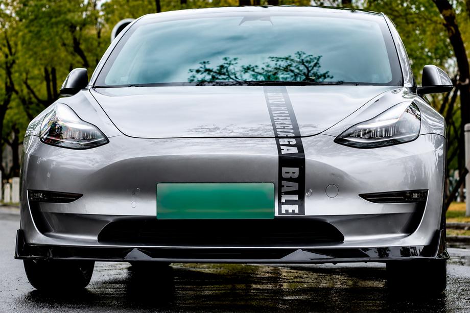 Tesla Model 3 2017– Frontspoiler læbe Lip Turbo (til 2017-2023) Image