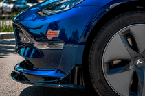 Tesla Model 3 2017– Frontspoilerlæbe til forreste kofanger Lip Fast (til 2017-2023) foto 8