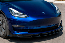 Tesla Model 3 2017– Frontspoilerlæbe til forreste kofanger Lip Fast (til 2017-2023) foto 3