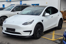 Tesla Model Y 2020– Kofangerlæbe foran Lip Fast (til 2020-2024) foto 2