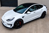 Tesla Model S 2012– Frontlæbe til kofanger Lip Fast (til 2021+) foto 4