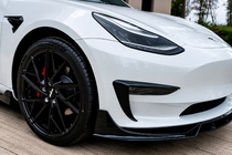 Tesla Model S 2012– Frontlæbe til kofanger Lip Fast (til 2021+) foto 3