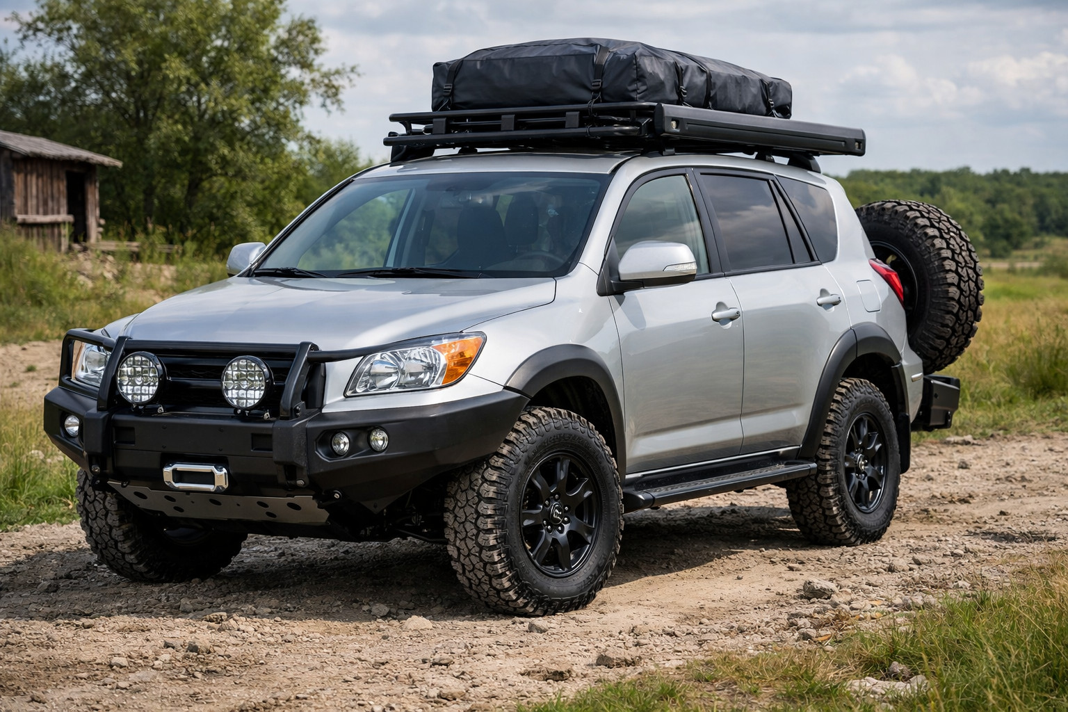 Opgraderingspakke til Toyota RAV4 2006-2013 til landejendom og dårlige veje