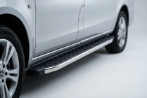 Mercedes Viano 2004–2014 BlackLine sidetrin (2 stk., alu.) foto 1