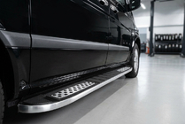 Mercedes Vito/V-klasse W447 2014– Sidetrin Tayga V2 (2 stk., aluminium) foto 1