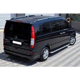 Fullmond sidetrin (2 stk., aluminium) Mercedes Vito W639 2004–2014 foto 4
