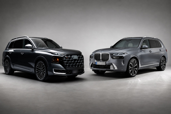 Ny Audi Q9 2027 vs. BMW X7 G07 Facelift: hvilken flagskibs-SUV er bedst