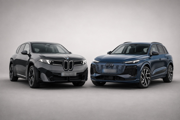 BMW iX3 vs Audi Q6 e-tron: sammenligning af premium el-SUV'er