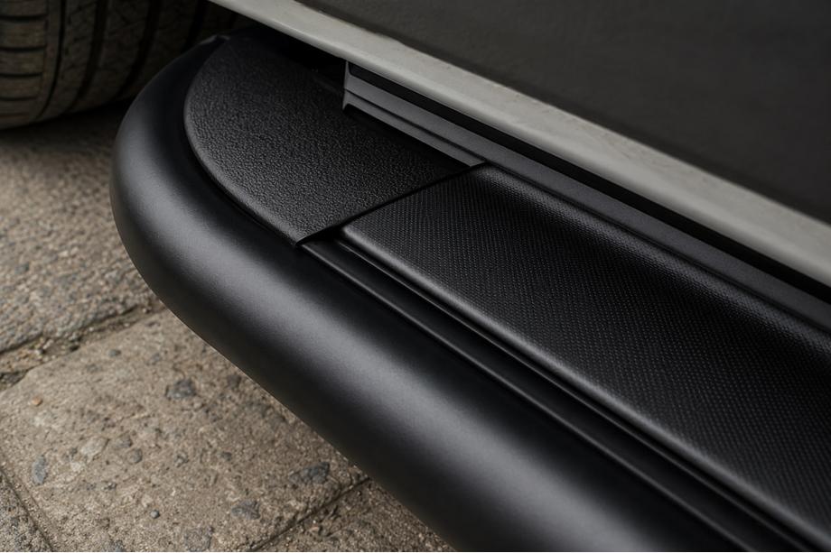 Fiat Talento 2016– Sideskridt Premium (2 stk., rustfrit stål) Black 60 mm, kort akselafstand Foto 2
