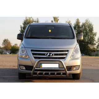 Bullbar WT003-2 (rustfrit stål) Hyundai H300, H1, Starex 2008–2020 foto 4