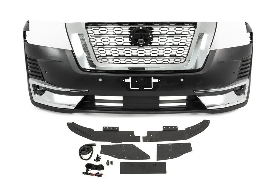 Nissan Patrol Y62 2010–2024 Forreste kofanger komplet (2020-2024) Image