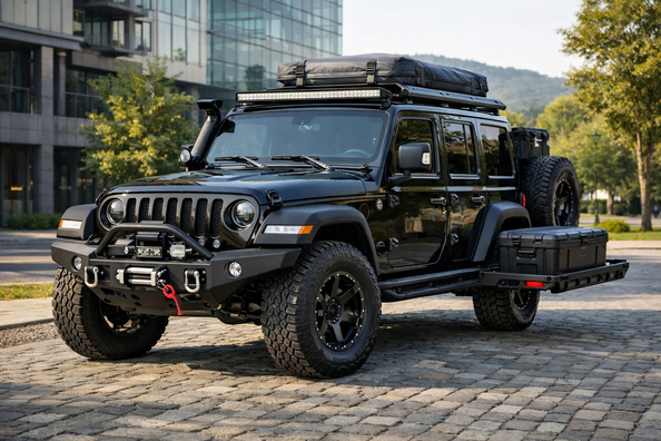 Hvad skal du montere på Jeep Wrangler 2018+ til bykørsel, frihøjde og ture i naturen