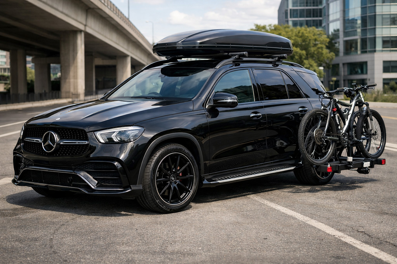 Startopgradering af Mercedes GLE W167 til by og motorvej