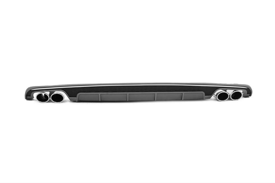 Audi A6 C7 2011–2017 Bageste diffuser med udstødningsender S-Style (til S / S-Line 2014-2017) Foto 1