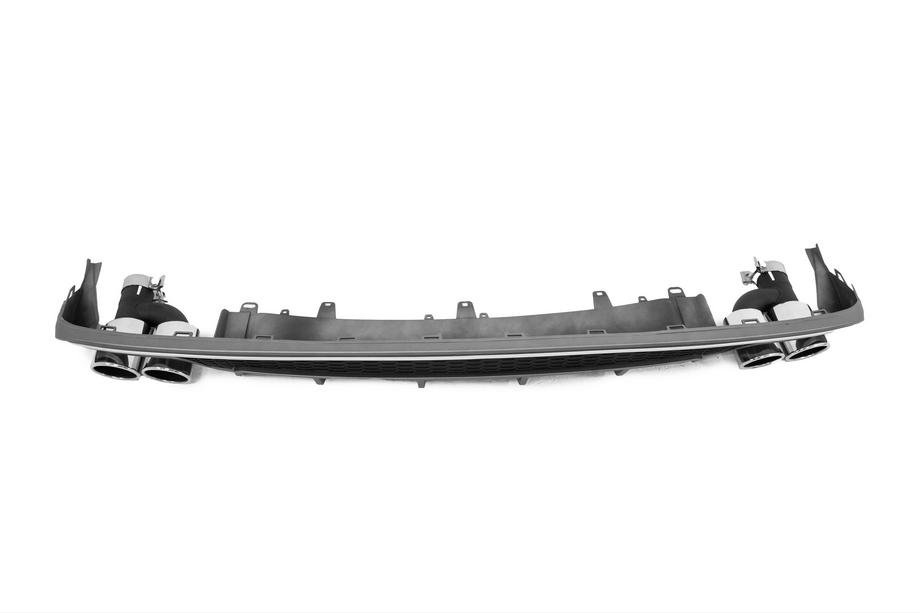 Audi A6 C7 2011–2017 Bageste diffuser med udstødningsender S-Style (til S / S-Line 2014-2017) Foto 3