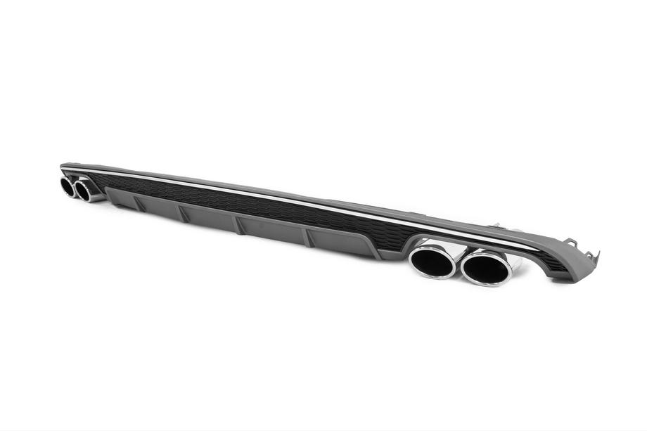 Audi A6 C7 2011–2017 Bageste diffuser med udstødningsender S-Style (til S / S-Line 2014-2017) Foto 4