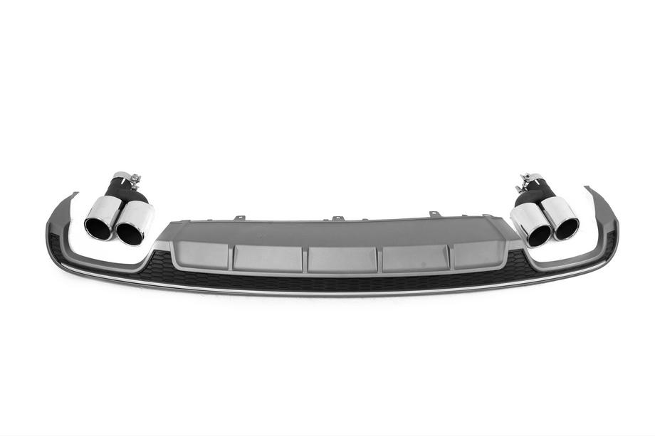 Audi A6 C7 2011–2017 Bageste diffuser med udstødningsender S-Style (til S / S-Line 2014-2017) Foto 7