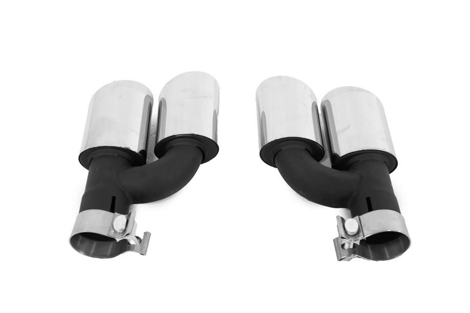 Audi A6 C7 2011–2017 Bageste diffuser med udstødningsender S-Style (til S / S-Line 2014-2017) Foto 11