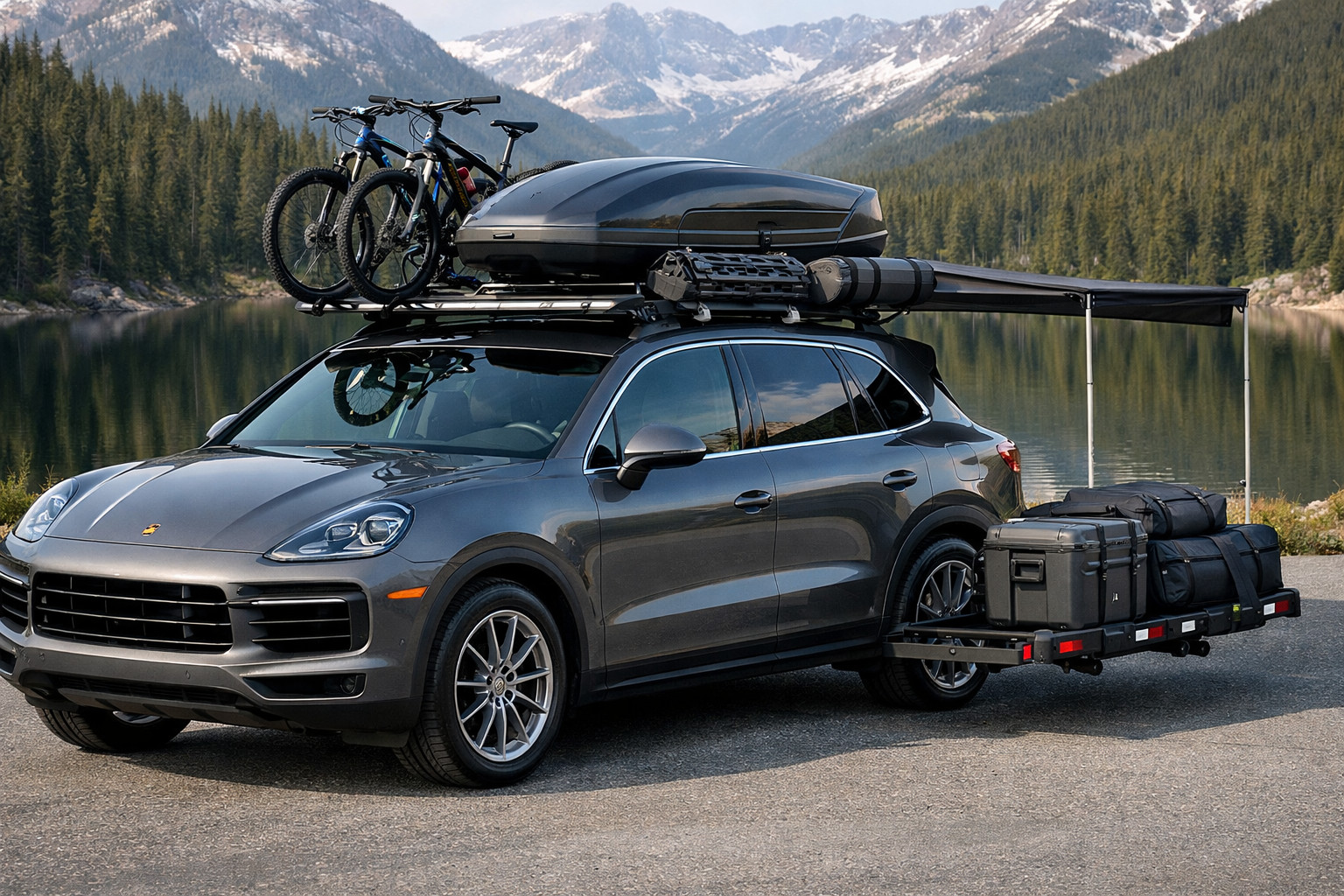 Hvad skal du vælge til Porsche Cayenne 2018+ til tag og rejser