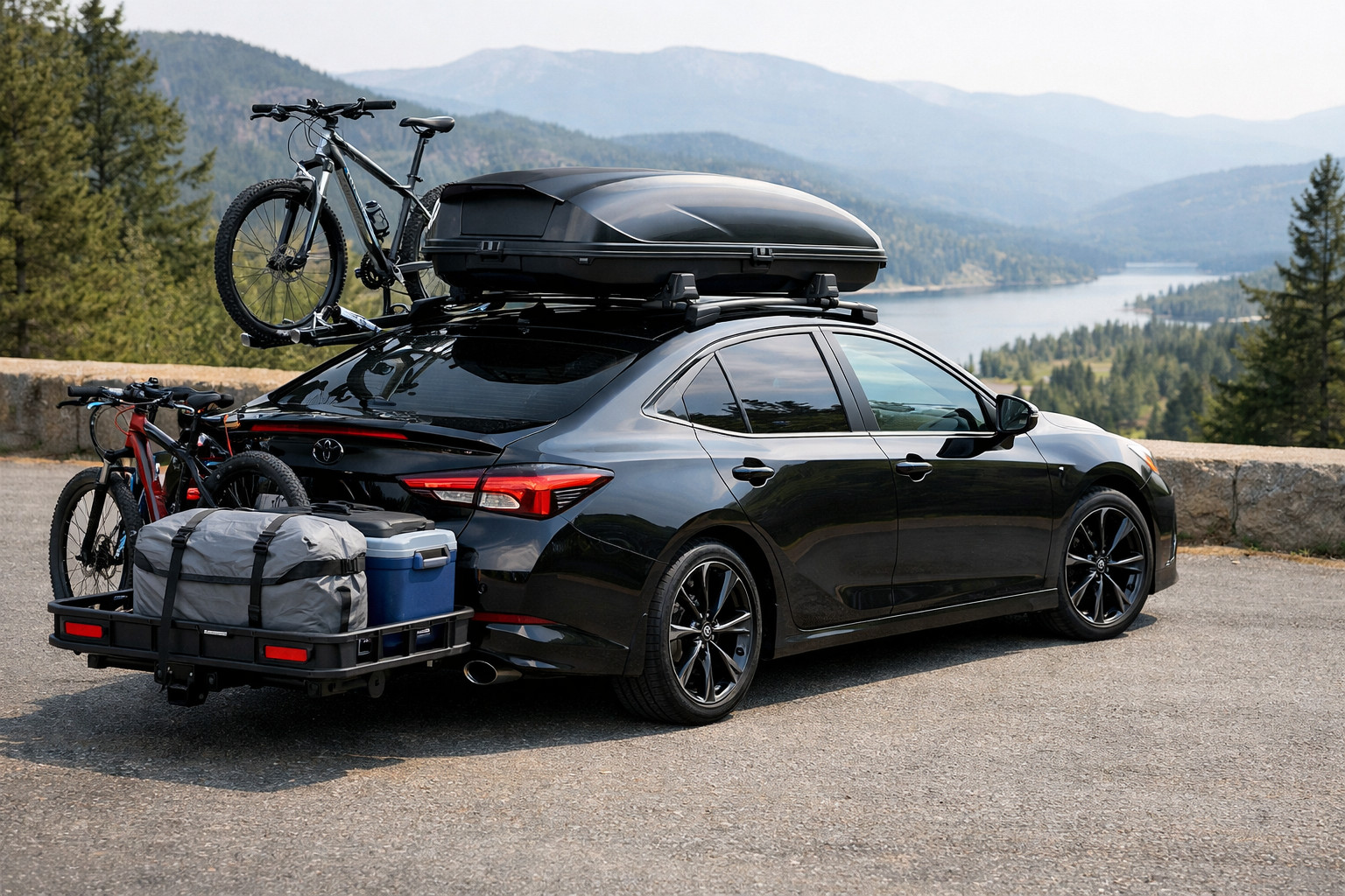 Hvad skal du montere på Toyota Camry 2024 til bagage og rejser