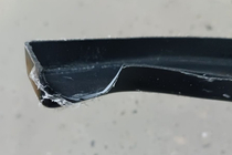 BMW 5-serie F10/F11 2010–2016 Udsalg Front lipspoiler DPT V2 (til M5, blank sort) foto 2