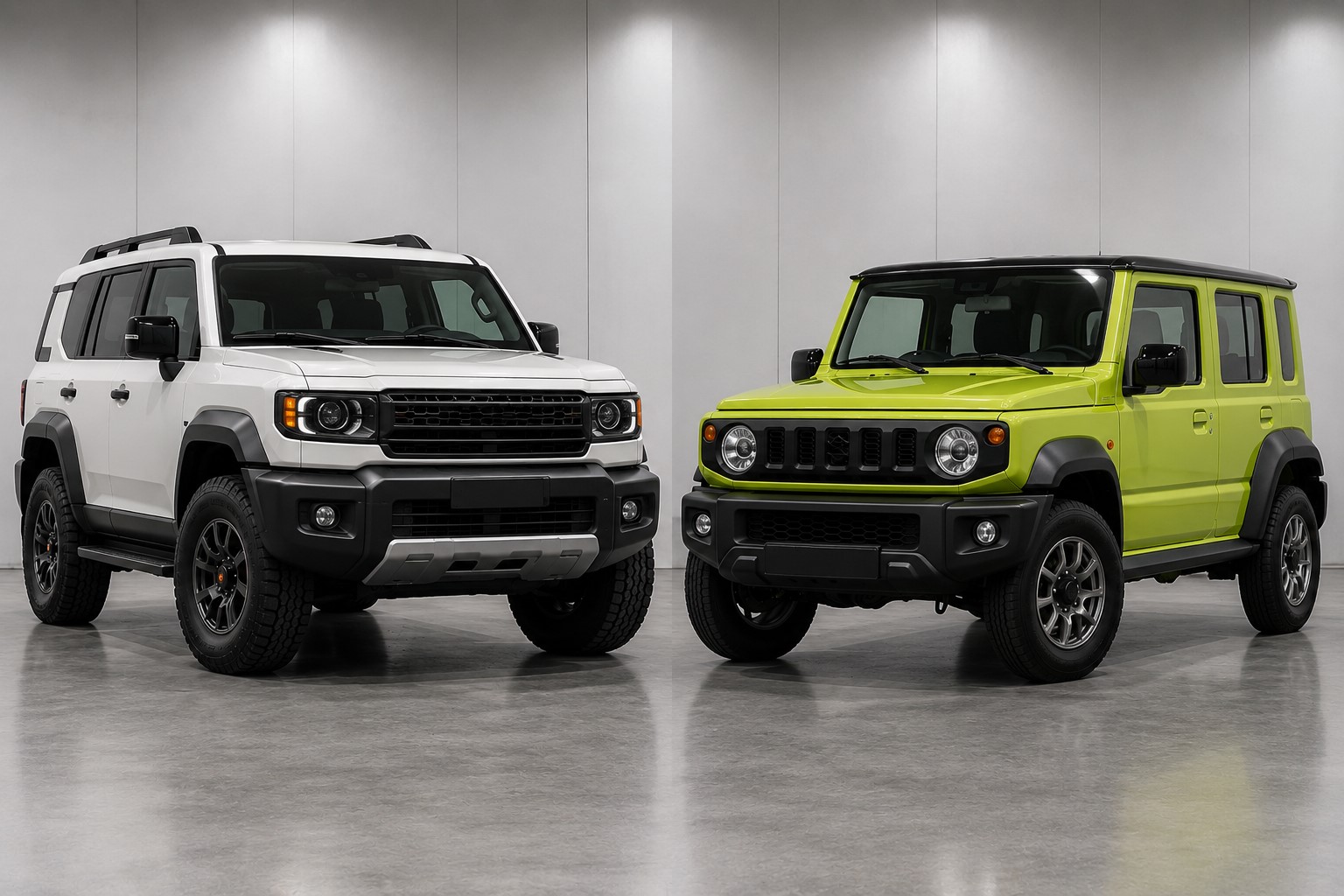 Toyota Land Cruiser FJ 2026 vs Suzuki Jimny 5-Door: hvilken er bedst?