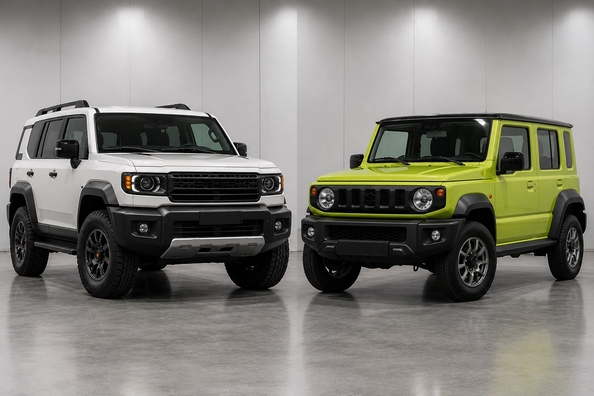 Toyota Land Cruiser FJ 2026 vs Suzuki Jimny 5-Door: hvilken er bedst?