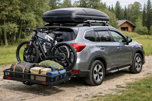 Hvad skal du montere på bilen til sommerhus, bagage og sæsoneture
