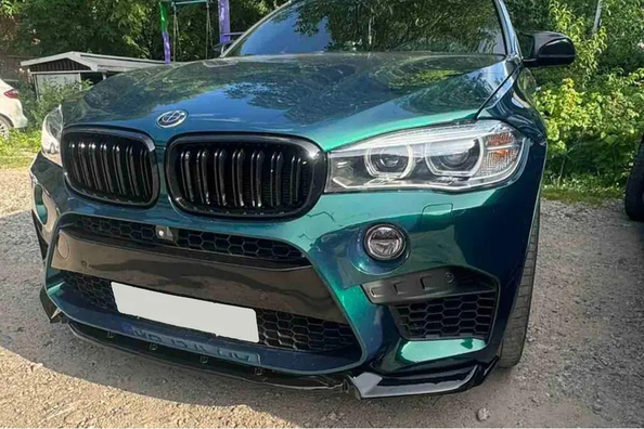 Tuning af BMW X5 F15: spejlkåber, spoiler og frontlip Foto 10