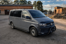 Volkswagen T5 Caravelle 2004–2010 Sidetrin Premium Black (2 stk., rustfrit stål) foto 2