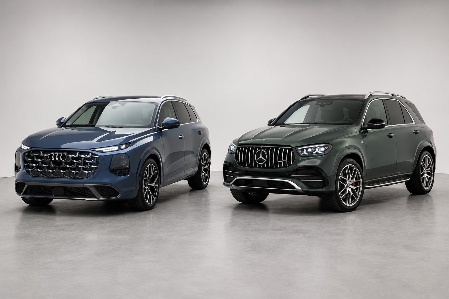Audi Q7 2027 vs Mercedes-Benz GLE 2027: hvilken premium-SUV er bedst?