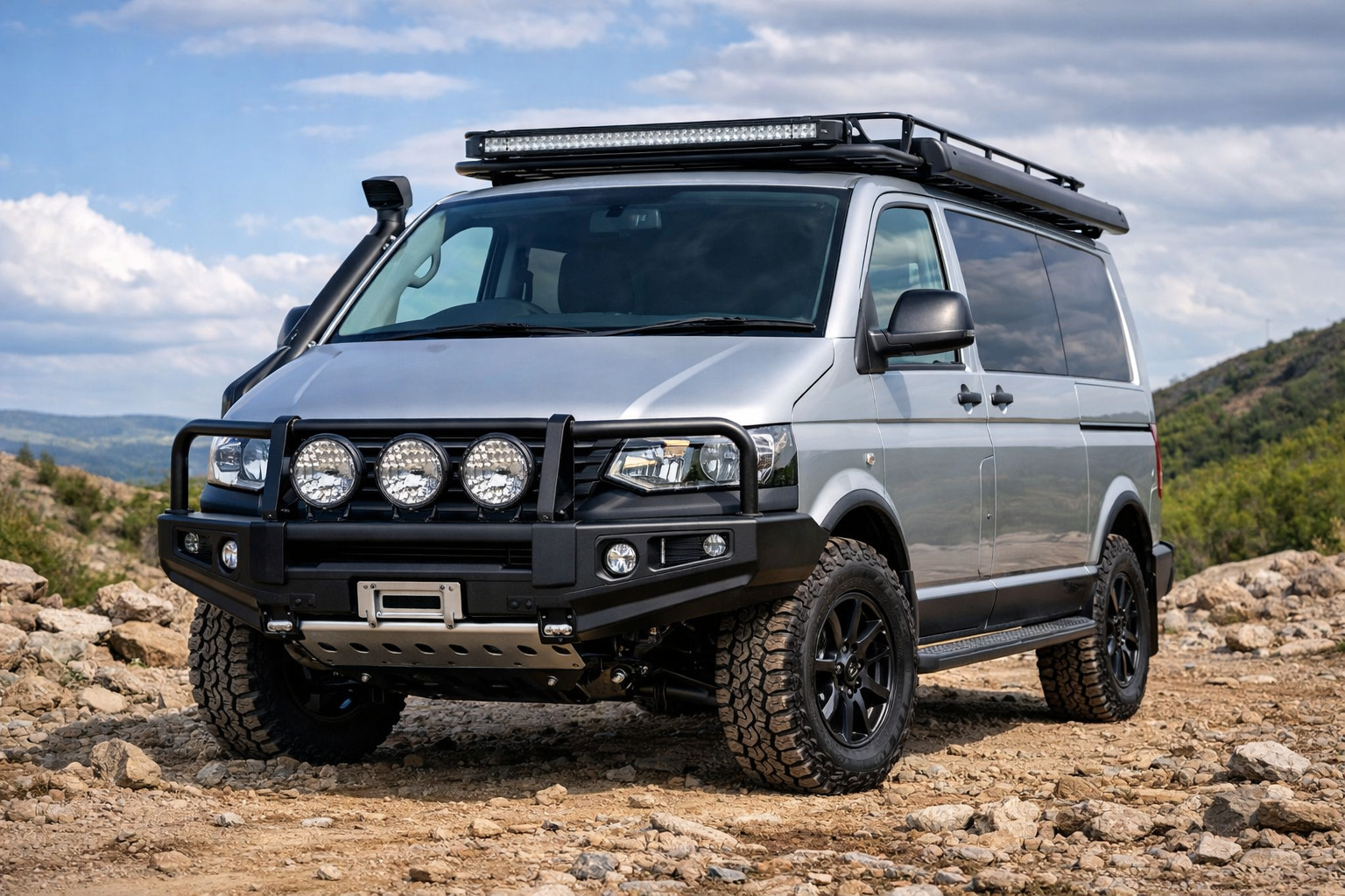 Hvad skal du montere på Volkswagen T5 Transporter til motorvej, stenslag og frontbeskyttelse