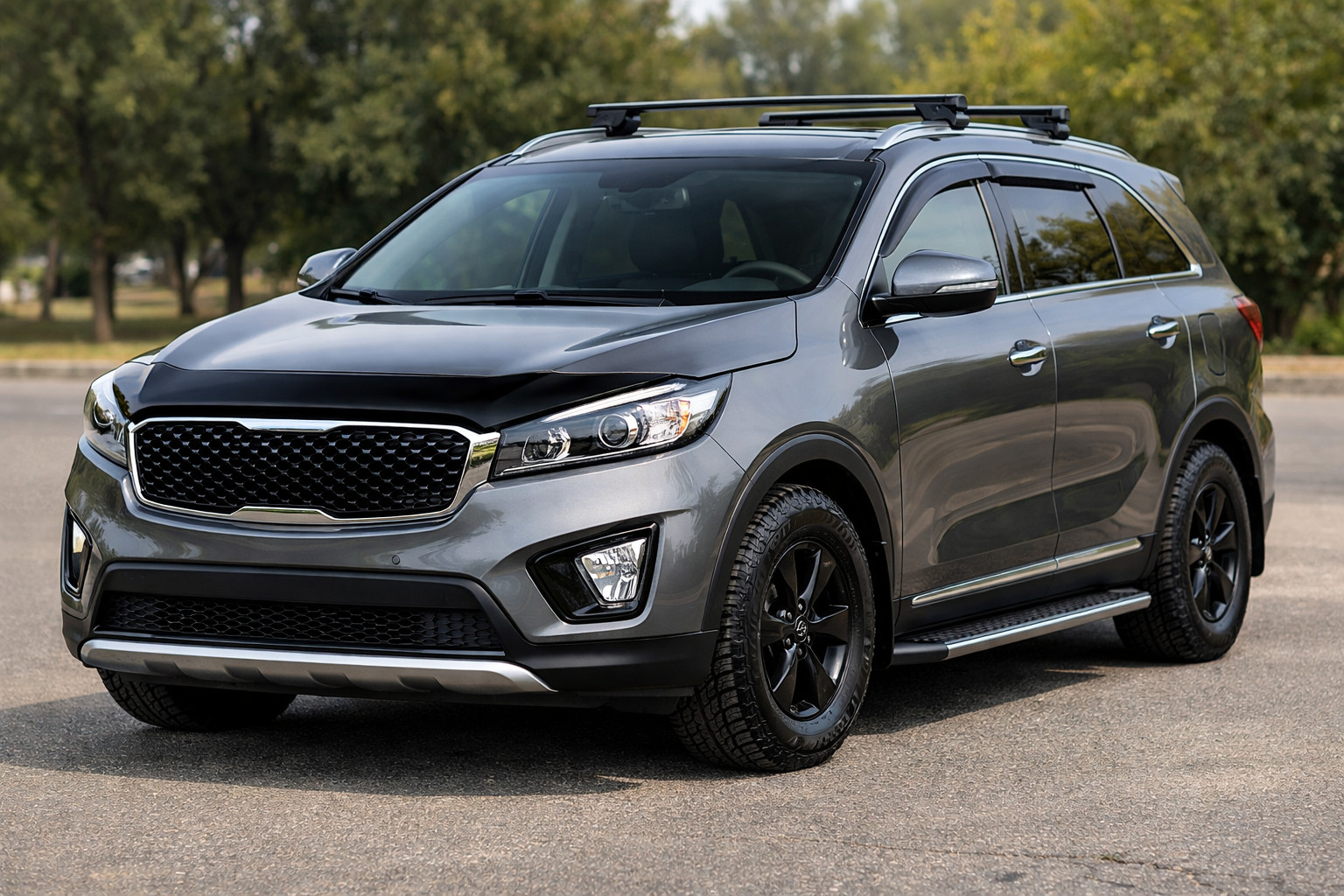 Basisopgradering til Kia Sorento III UM 2014-2020 til hverdagskørsel og let motorhjelmsbeskyttelse