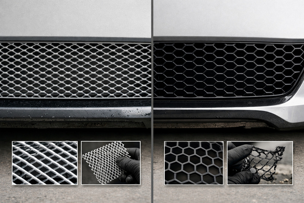 Aluminium- eller plastnet i grillen: hvad er bedst til daglig kørsel Foto 1