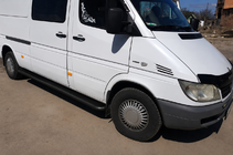 Volkswagen LT 1995–2006 Premium Black sidetrin (sæt med 2 stk., rustfrit stål) Lang akselafstand, Ø60 foto 2