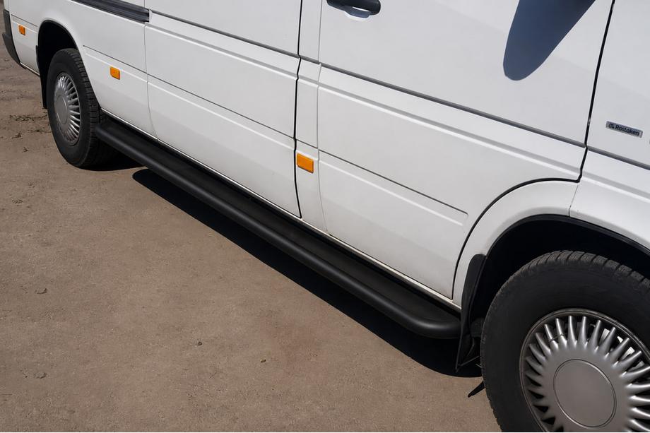Volkswagen LT 1995–2006 Premium Black sidetrin (sæt med 2 stk., rustfrit stål) Foto 3
