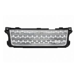 Sølv kølergrill (facelift 2010→2013) Range Rover III L322 2002–2012