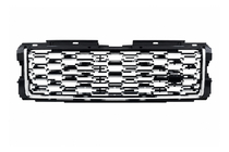 Range Rover IV L405 2013–2021 Sort kølergrill med sølvstriber (facelift 2013→2018) foto 1