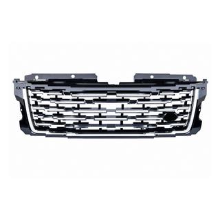 Sort kølergrill med sølvstriber (facelift 2018→2023) Range Rover IV L405 2013–2021