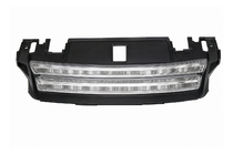 Range Rover Sport 2014–2022 Kølergrill, sort ramme / sølvfarvet net (2014) foto 1