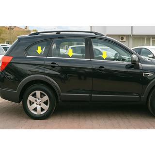 Nedre vindueslister (6 stk., rustfrit stål) Chevrolet Captiva 2006–2019 foto 1