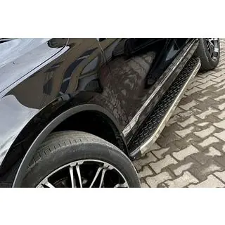 BlackLine sidetrin (2 stk., aluminium) foto 3