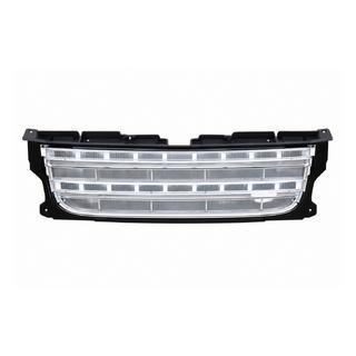 Kølergrill (facelift D4→D4) sort ramme / sølv net Land Rover Discovery IV 2009–2017