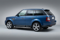 Range Rover Sport 2005–2013 BlackLine sidetrin (2 stk., aluminium) foto 1