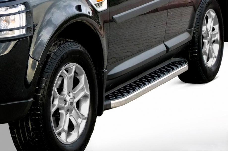 Range Rover III L322 2002–2012 BlackLine sidetrin (2 stk., aluminium) Image