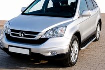 Honda CRV 2012–2016 BlackLine sidetrin (2 stk., aluminium) foto 1