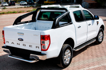 Ford Ranger 2011–2022 BlackLine sidetrin (2 stk., aluminium) foto 1