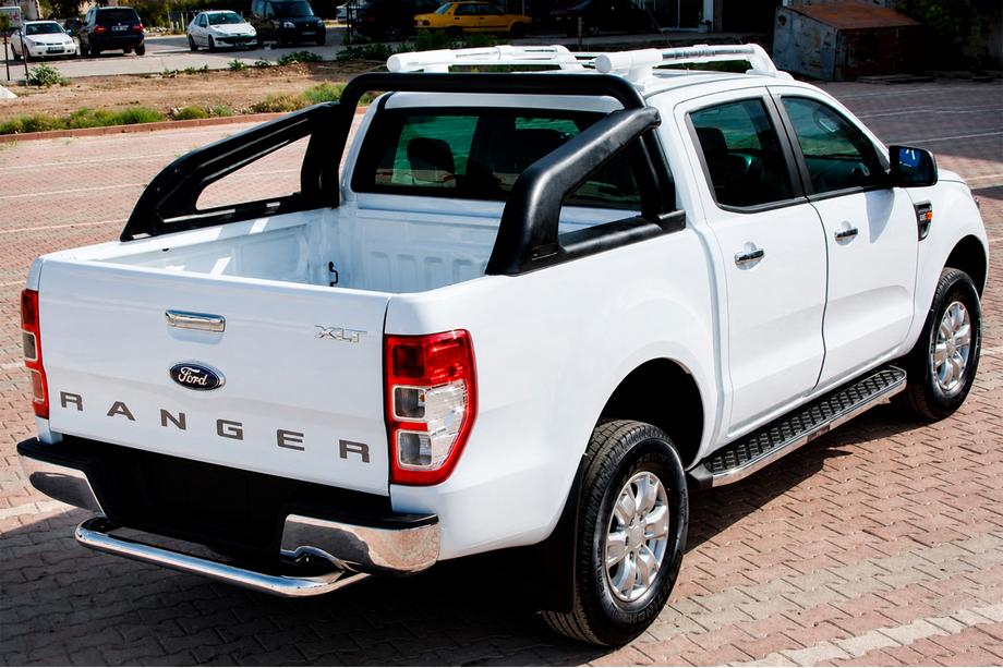 Ford Ranger 2011–2022 BlackLine sidetrin (2 stk., aluminium) Image